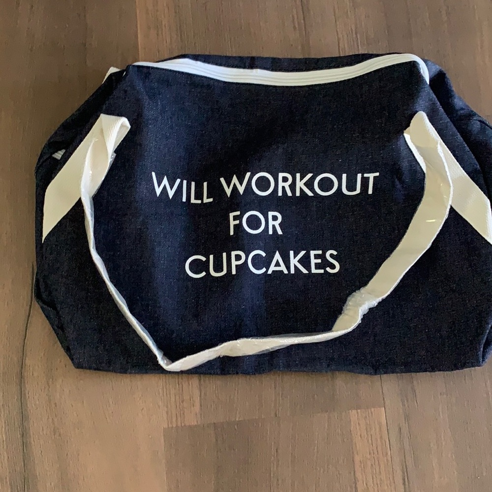 Denim Gym Bag